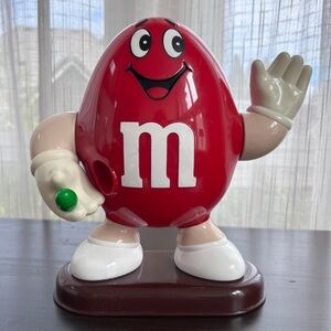 M&M'S vintage 1992 Red Character Candy Dispenser with White M